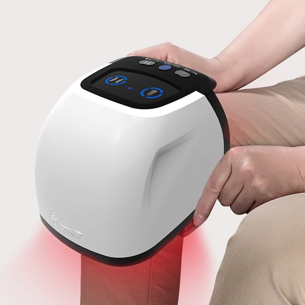 650nm Terapi Laser Lutut Air Massager Lutut Sakit Fizikal dengan Terapi Magnetik untuk Osteoarthritis Rheumatoid Arthritis