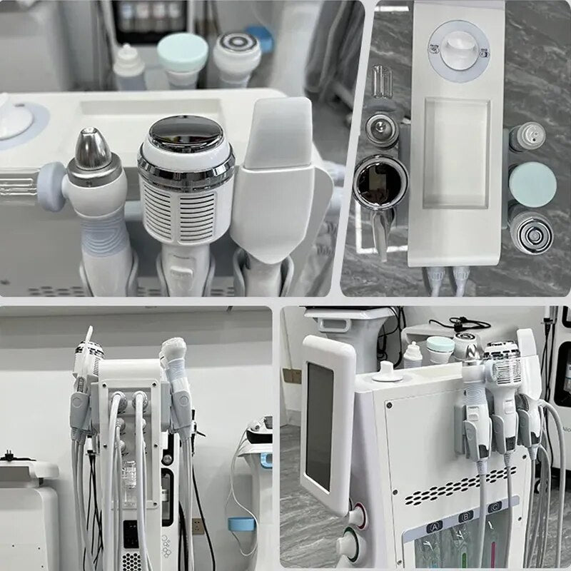 Máquina de dermoabrasión por hidra, limpieza Facial al vacío, hidroagua, chorro de oxígeno, máquina de exfoliación, limpiador de poros, masaje Facial, pequeña burbuja