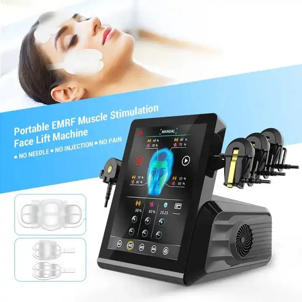 Hot Sale Facial EMS RF Muscle EMRF Face Lifting Skin Tightening Increase Face Sculpting Pe Face Tightening Anti-wrinkle Machine