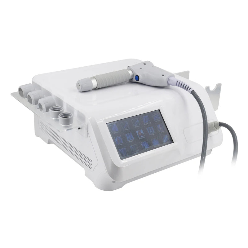 Гарячий продаж пневматичної ударно-хвильової терапевтичної машини для знеболювання лікування ED 12Bar Професійний масажер для релаксації тіла з ударною хвилею