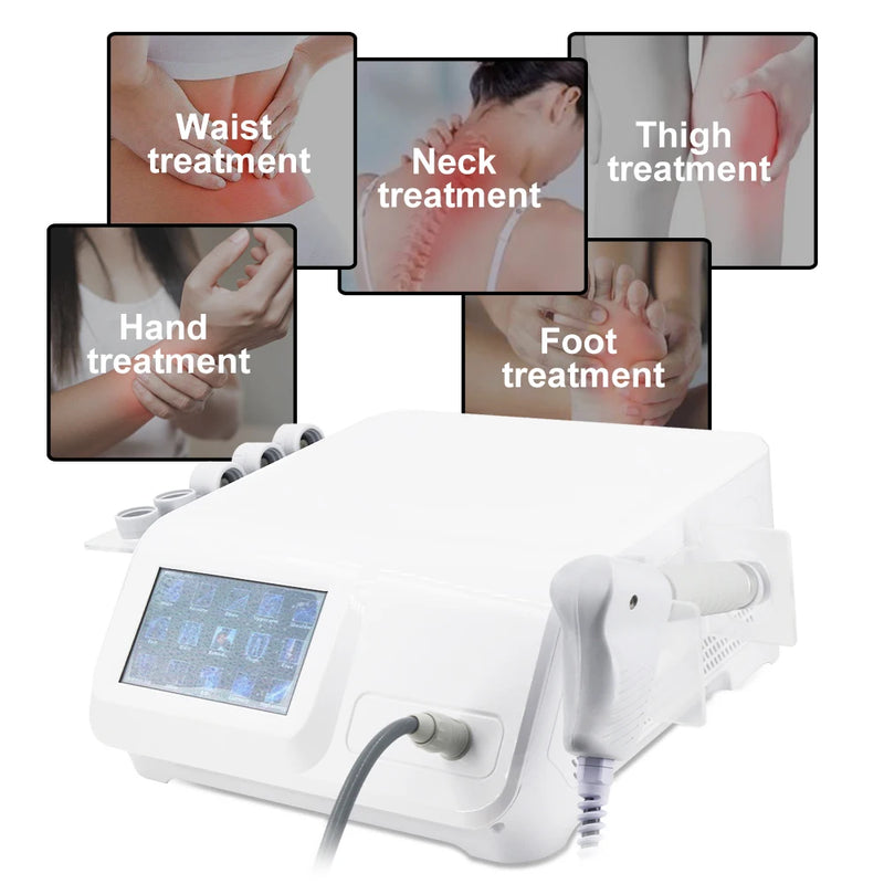 Hot Sale Pneumatische Shockwave Therapie Machine voor ED Behandeling Pijnbestrijding 12Bar Professionele Shock Wave Body Ontspanning Massager