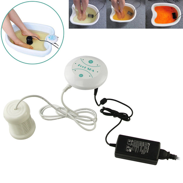1 Set Detox Machine Ion Cleanse Ionic Detox Foot Bath Aqua Cell Spa Macchina Membrana Massaggio Detox Foot Bath Arrays Aqua SpA