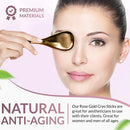 Jéggömbök az arcra 2 DB Luxus rózsa arany krio pálcikák archenger hideg és hő enyhítésére Szépség arcmasszázs eszközök Születésnapi ajándék