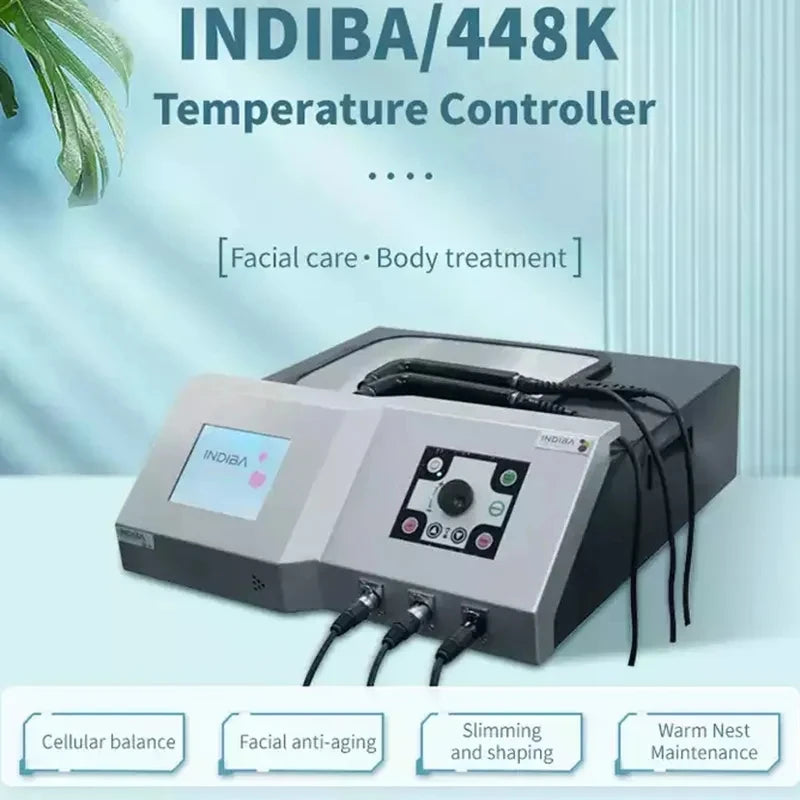 Indiba Activ Therapy 448K Rf CAP RES הסרת שומן גוף מערכת הרזיה טיפול פנים y Corporal Radiofrecuencia Tecar Therapy Machine
