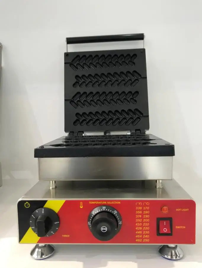 Ipari gofrirúd-gép Nyalókás gofrisütők Elektromos gofrigép Péklevél Gofrisütő vas süteménysütő