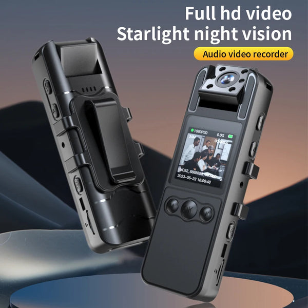 JOZUZE 2023 NEUE 1080P HD Mini Kamera Tragbare Digitale Video Recorder BodyCam Infrarot Nachtsicht Polizei Cam Kleine Camcorder