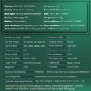 KKMOON DS0120M Professionelles Digitaloszilloskop, 120 MHz Bandbreite, 500 MSa/s Abtastrate, Digitaloszilloskop mit Hintergrundbeleuchtung