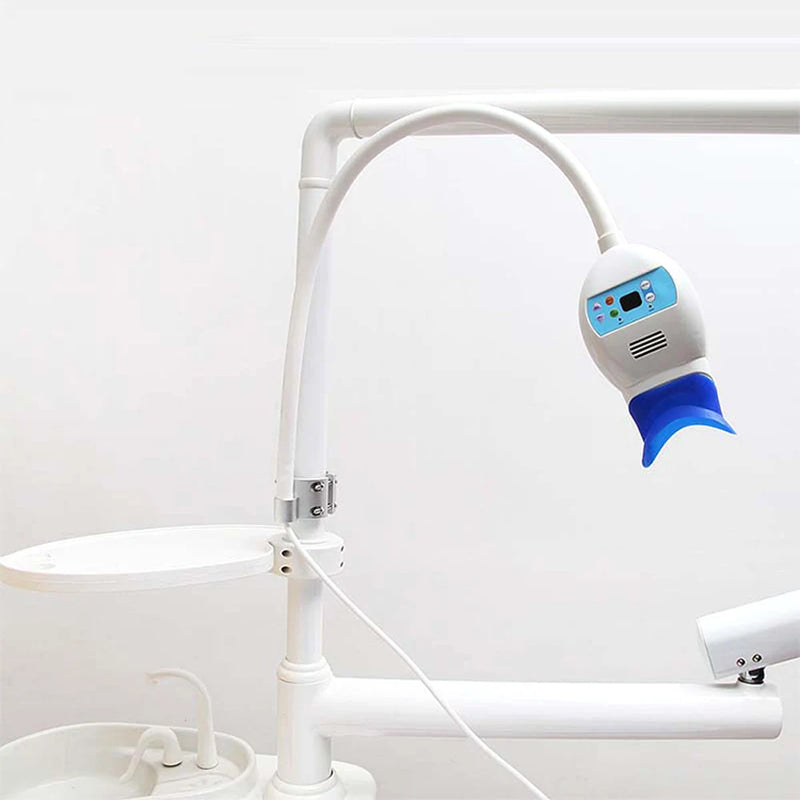 Led casa beleza lâmpada de dente cadeira mesa dente luz fria máquina profissional com 1pc óculos