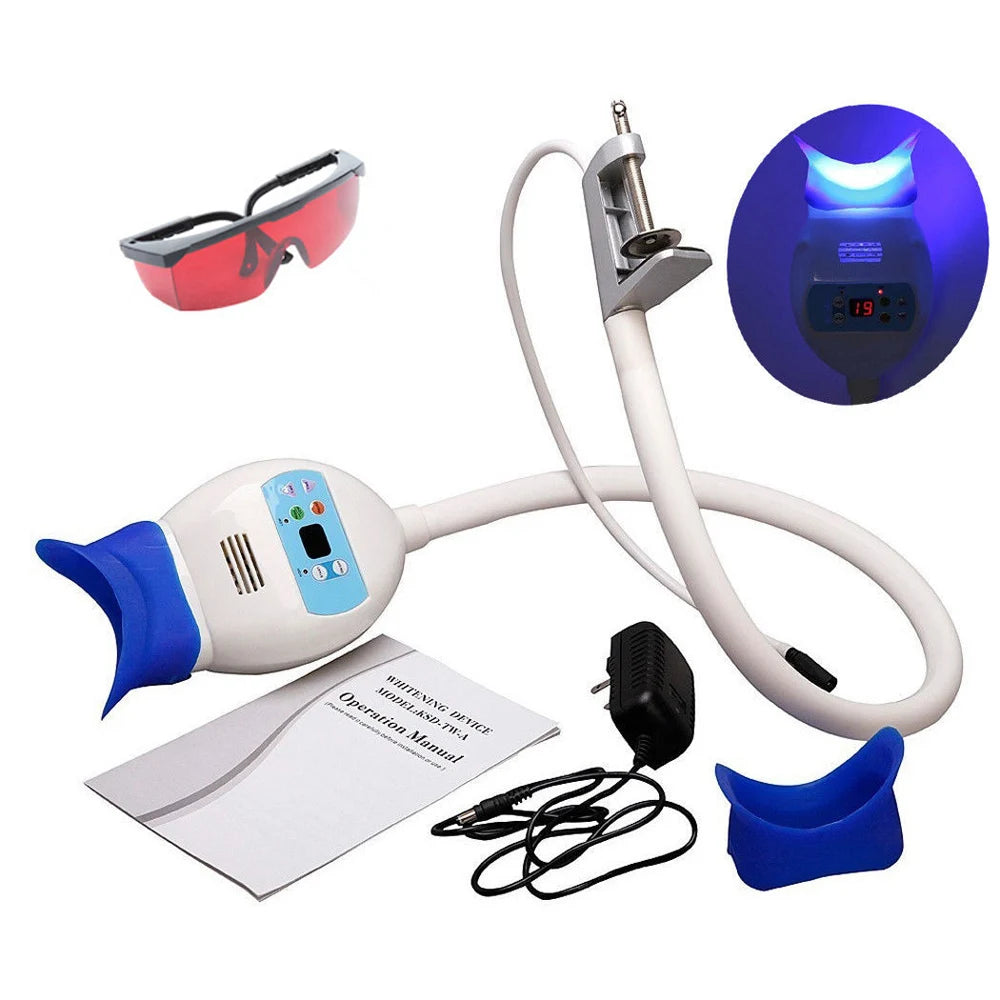 Glamza Hello Smile - Paradenti con luce laser a LED, per sbiancamento dei denti, 1 unità Glamza Hello Smile - Paradenti con luce laser a LED, per sbiancamento dei denti, 1 unità