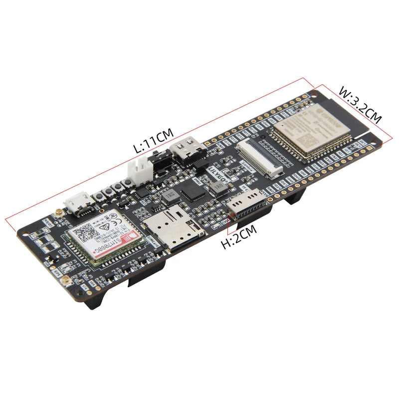 Placa de desenvolvimento LILYGO® T-SIM7080G-S3 ESP32-S3 SIM7080 suporta Cat-M NB-Iot WIFI Bluetooth 5.0 com GPS Flash 16 MB PSRAM 8 MB