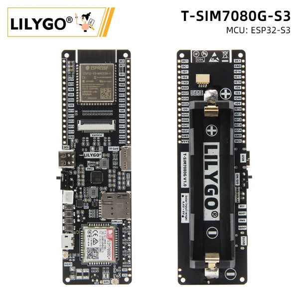 Papan Pembangunan LILYGO® T-SIM7080G-S3 ESP32-S3 SIM7080 Menyokong Cat-M NB-Iot WIFI Bluetooth 5.0 Dengan Denyar GPS 16MB PSRAM 8MB