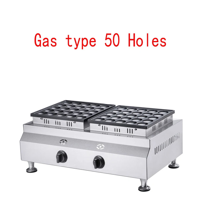LPG Gas Type 100/50/25 Holes Poffertjes Maker Machine Mini Pancake Machine Grill Mini Pancake Waffle Maker