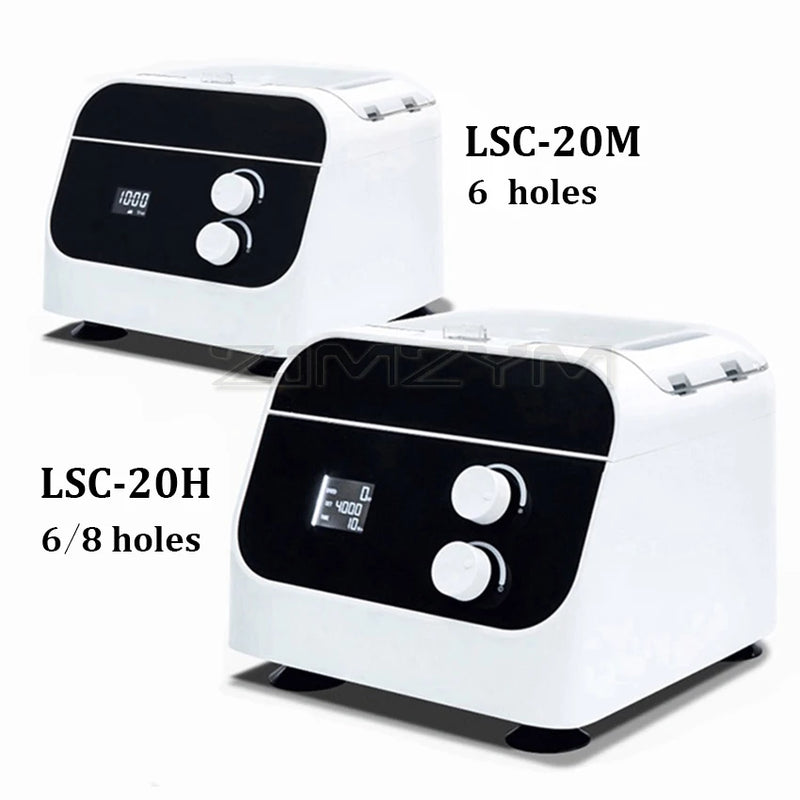 LSC-20 elektryczna laboratoryjna wirówka plazmowa praktyka medyczna materiały eksploatacyjne PRP izolowanie surowicy 4000 obr/min 1920xg wyświetlacz cyfrowy