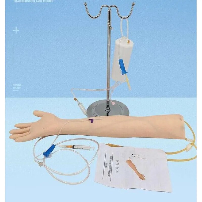 Kit Pelatihan Perawat Simulator Medis Latihan Injeksi Anatomi Lengan Latihan Venipuncture Anatomi Ukuran Hidup