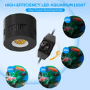 Lominie 70 W Asta 120 Aquariumleuchte, 4 Kanäle, dimmbares Licht, Vollspektrum-Klemmleuchte mit Schwanenhals, Süßwasser