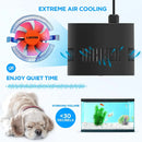 Lominie 70 W Asta 120 Aquariumleuchte, 4 Kanäle, dimmbares Licht, Vollspektrum-Klemmleuchte mit Schwanenhals, Süßwasser