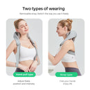 MARESE-chal masajeador eléctrico para cuello y hombros, masaje Shiatsu con calor para aliviar el dolor, inalámbrico recargable