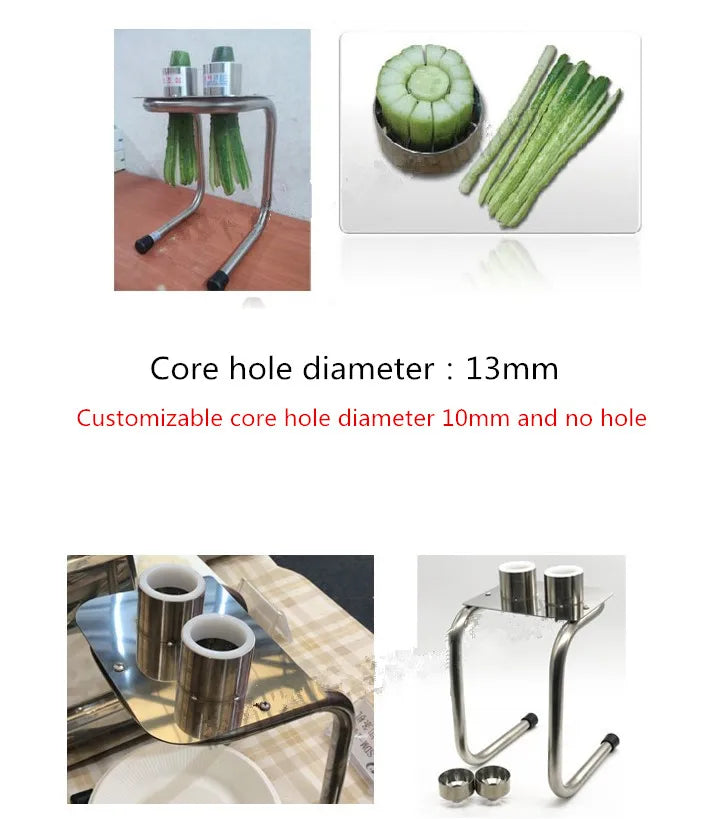 Handmatige komkommersnijmachine Komkommersplitter Cutter wortelstripsnijder groentesnijmachine voor Koreaanse sushi