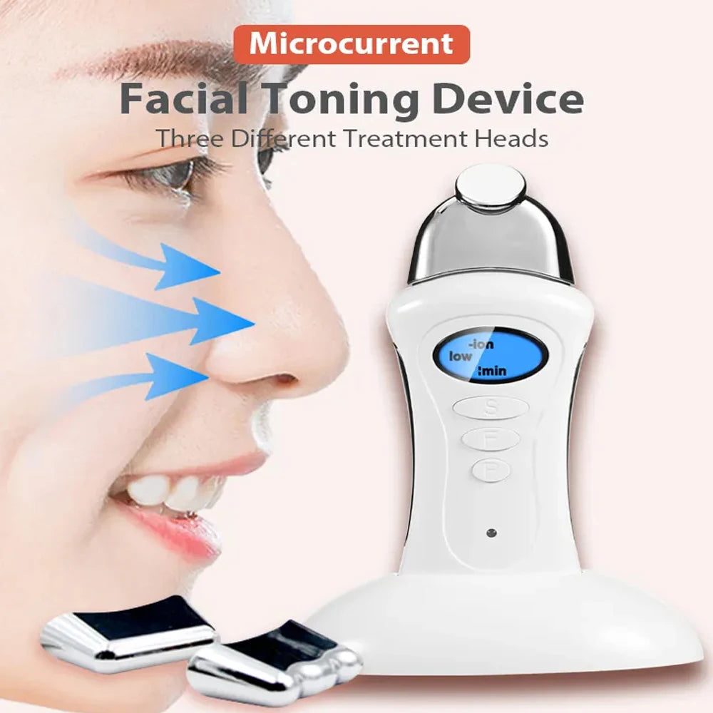 Micro Current Electroporation Galvanic Spa Body Face Lifting Facial Care  Machine Skin Whitening Anti Wrinkle Face Beauty Decive - Microcurrent Face  Massage Devices - Alisa