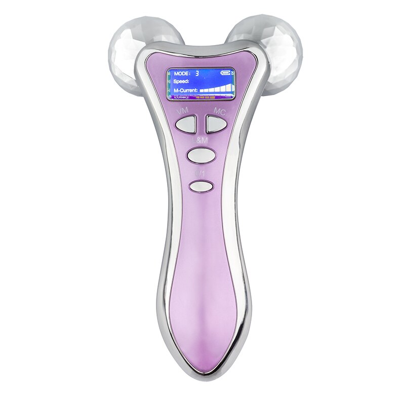 Micro-current Vibration Y Shape 3D Roller Beauty Massager 360 Rotate F Micro-current Vibration Y Shape 3D Roller Beauty Massager 360 Rotate F