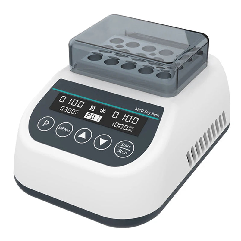 Makmal Inkubator Mandi Kering Mini Mandi Logam Suhu Malar Inkubator Pemanas Termostat Makmal dengan Blok Pemanasan 0.2/0.5/1.5/2ml