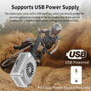 Caméra de tableau de bord pour Moto, WiFi, sans écran, Ultra HD, 2K + 2K, GPS, DVR 1440P, double objectif, étanche, enregistreur