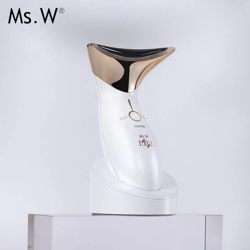 Ms.W New Home-Use 5 in 1 Skin Care Anti-aging Face & Neck Lifting Massager Beauty Tools Face Massager Free shipping