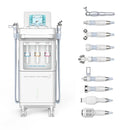 Multifunktions Microdermoabrasion Ansiktsmaskin 9 In1 Hudvård Rengöring Vattenslipning H2O2 Bubble Machine Beauty