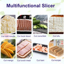 Multi-function slicing hand pressure thickened stainless steel double-blade sharp manual slicer, vegetable cooked food slice