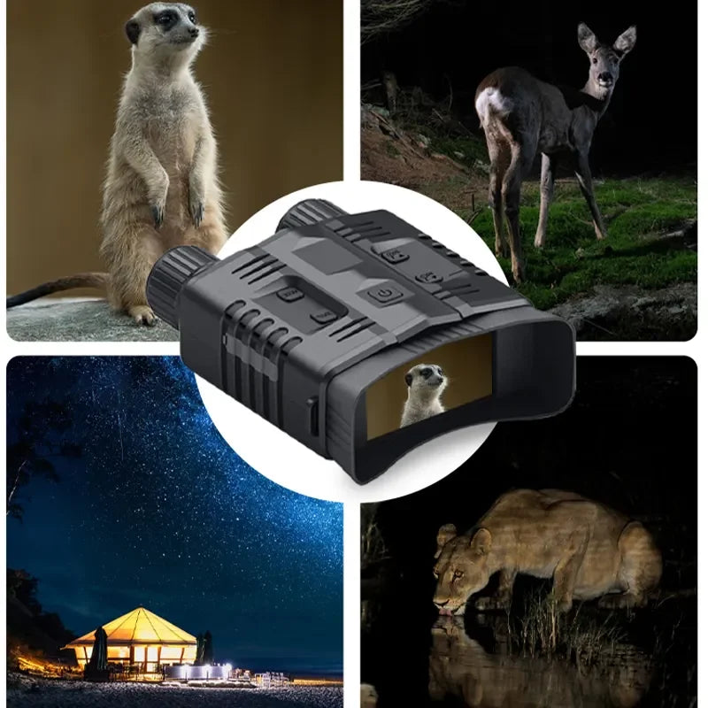 NV003 Visione notturna a infrarossi Wifi Binoculare 4K UHD 52M Pixel Zoom 10X Telescopio professionale digitale 800M per caccia campeggio