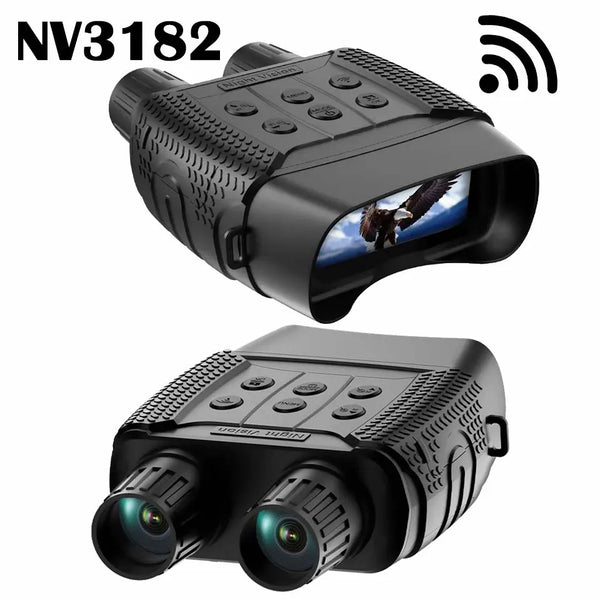 NV3182 Jumelles de Vision nocturne WIFI télescope de chasse infrarouge numérique équipement de Camping lunettes de Vision nocturne 300 m pour voyage