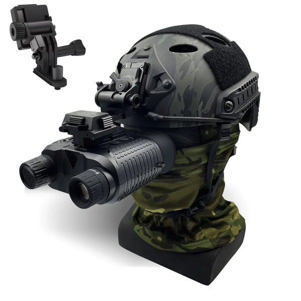 Binóculos de visão noturna NV8160 1080P NV8000 Telescópio digital infravermelho de caça com adaptadores de suporte de montagem de capacete