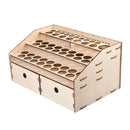 Injam Naturali Żebgħa Flixkun Rack Mudell Organizzatur Acrylics Żebgħa Ħażna Stand Detentur Kaxxa Hobby Art Provvisti--36x24x18.5cm