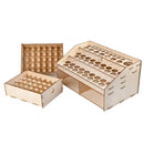 Injam Naturali Żebgħa Flixkun Rack Mudell Organizzatur Acrylics Żebgħa Ħażna Stand Detentur Kaxxa Hobby Art Provvisti--36x24x18.5cm