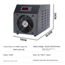 새로운 200W 수족관 물 냉각기 60L 물고기 탱크 쿨러 히터 시스템 10-40℃ 일정한 온도 장치 지속 가능한 냉동