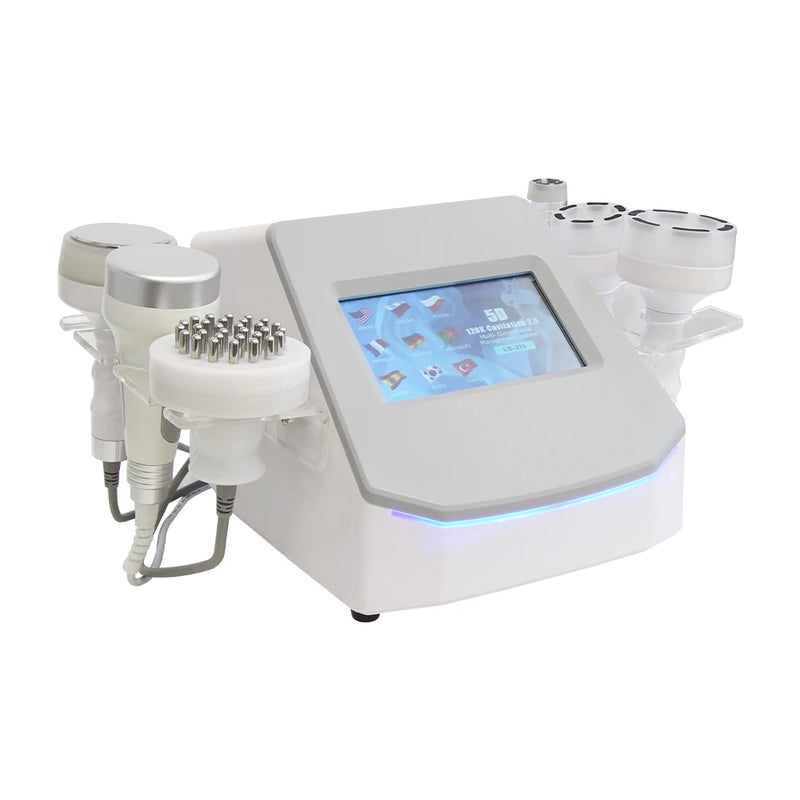 Ny 6in1 120K kavitationsbantningsmaskin 5D RF Ultraljudsvakuum Viktminskning Kroppsskulptering Hudstramning Ansiktsskönhetsanordning