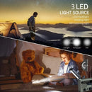 Új kézi forgattyús hordozható rádió AM FM NOAA vészhelyzeti 3 az 1-ben antenna napelemes újratölthető vészhelyzeti rádió SOS zseblámpával