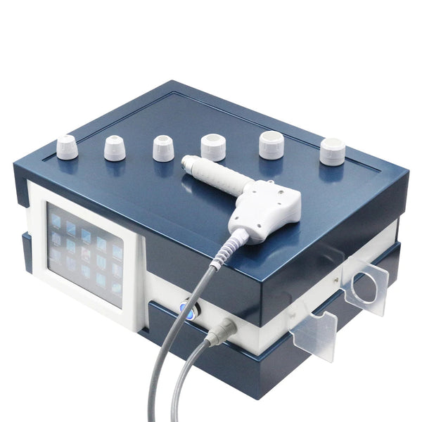 Nueva máquina neumática de terapia de ondas de choque para tratamiento ED alivio del dolor 12bar masajeador de relajación corporal profesional de ondas de choque