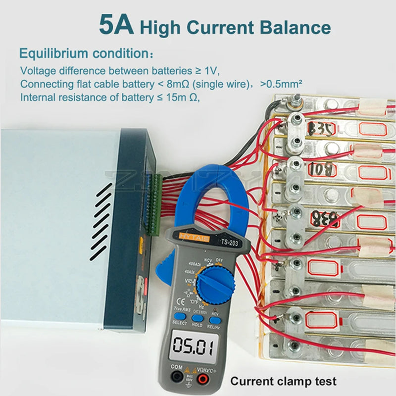 Ġdid SUNKKO 5616 Battery Balance Controller Lithium Battery Pack Kapaċità Tiswija 5A Kurrenti New Energy Vettura Battery Balancer