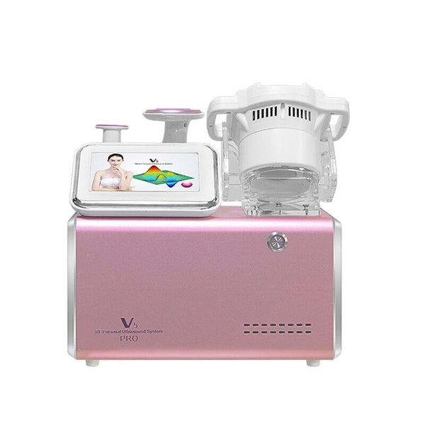 Sistema de ultrasonido enfocado V5 PRO, cavitación al vacío, sistema de pérdida de peso adelgazante, EMS (microcorriente) + RF + cavitación