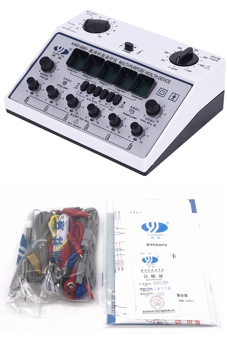 YingDi KWD808-I 6 kanałów Patch wyjściowy elektryczny stymulator akupunktury maszyna KWD808 I KWD-808 I KWD 808 I elektroniczna stymulacja masażer pielęgnacja