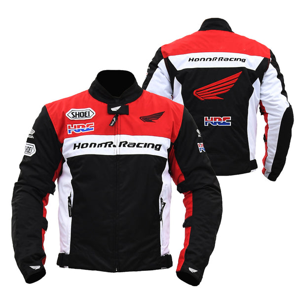 HONDA Summer Motorcycle Riding Jacket - Breathable and Removable Protective Gear for Riders and Racers