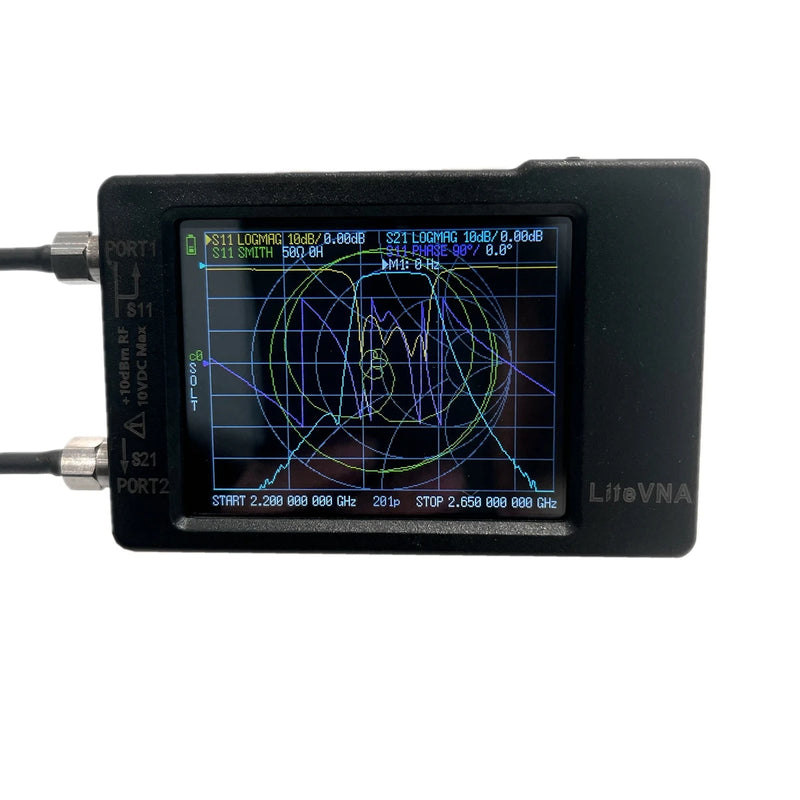 Original Hugen 50kHz ~ 6.3GHz tinyVNA - LiteVNA 62 2.8" Display Vector Network Analyzer HF VHF UHF Antenna