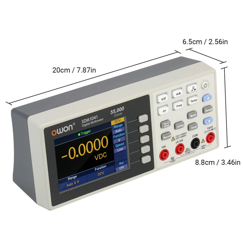 Owon XDM1041 USB/RS232 Digital Multimeter 55000 Counts High Accuracy ...