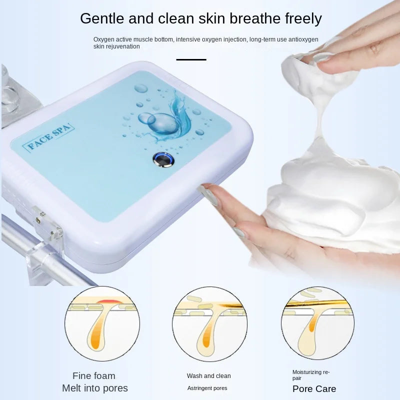 Oxygen Magic Bubble Instrument Cleansing, Mites, Whitening Facial ...