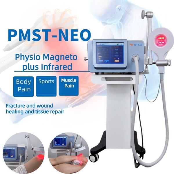 Portable Laser Infrared Therapy Magnetotherapy Machine EMTT  Magnetic Physio Magneto For Degenerative Joint Diseases Body Pain