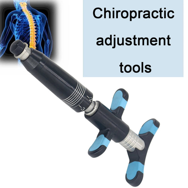 כלי התאמת כירופרקטיקה ידני נייד טיפול תיקון כאבי עמוד שדרה אקדח התאמת עמוד שדרה לעיסוי גוף להירגע 2023