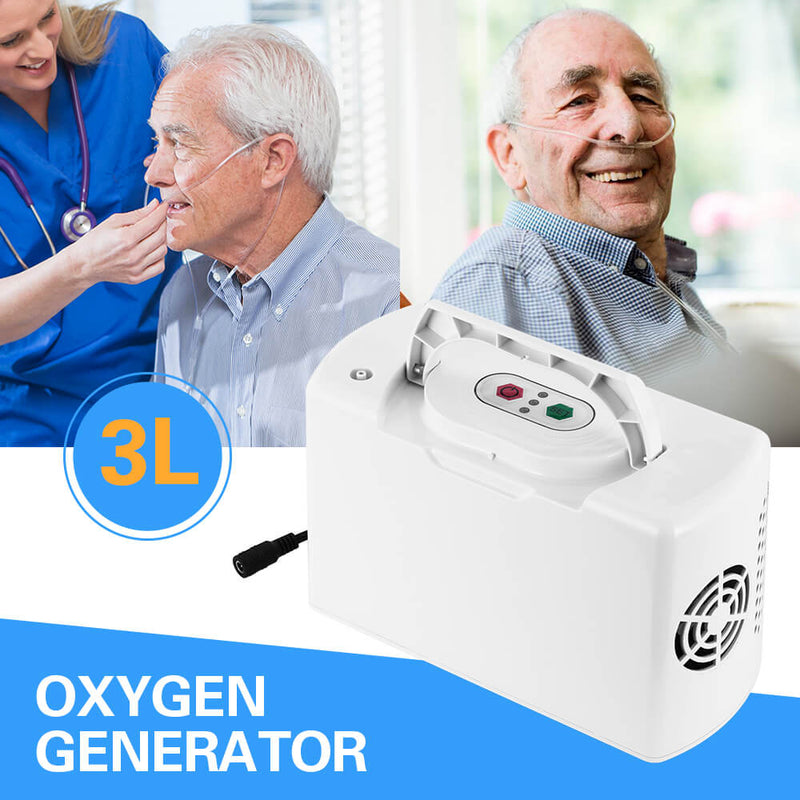 Uppladdningsbar Bärbar Oxygen Concentrator 3L Oxygen Inhalator ...