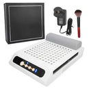 L'UGX draagbare nagelstofzuiger 70W oplaadbare professionele nagelstofafscheider ventilator sterke kracht verstelbare snelheid schonere nagels