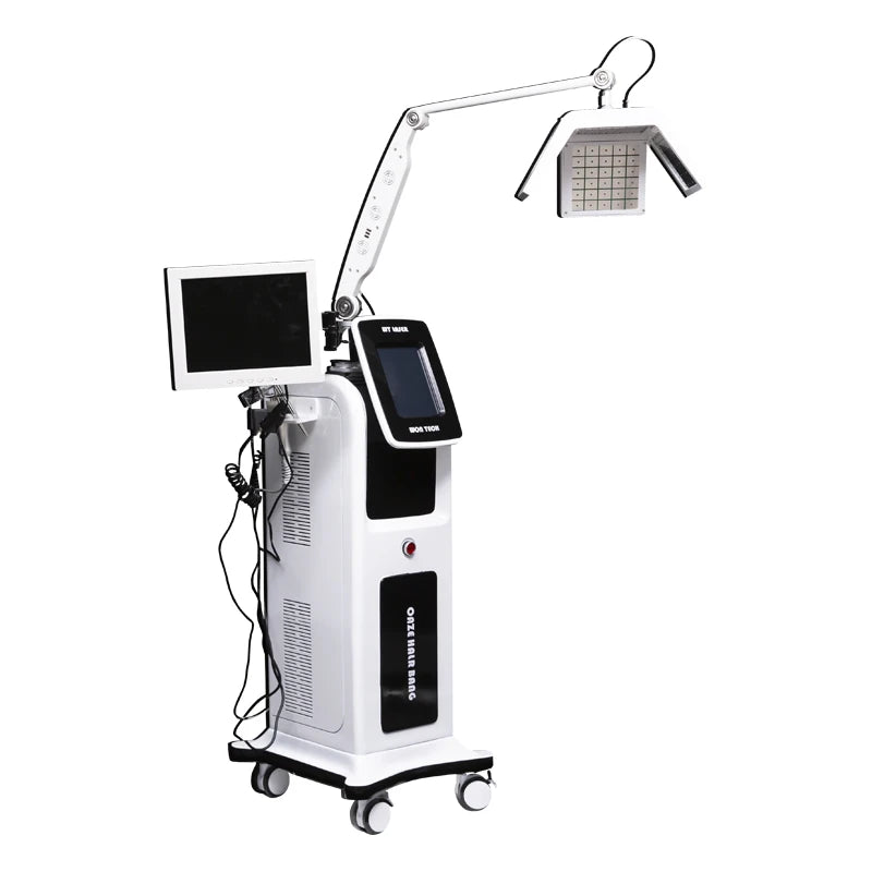 Professional 650nm Diode Laser Hair Growth Machine Hair Follicle Stimulation With Scalp Detection Hair Loss Treatment